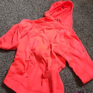 Pony hooded jacket. Hot pink. See photos.